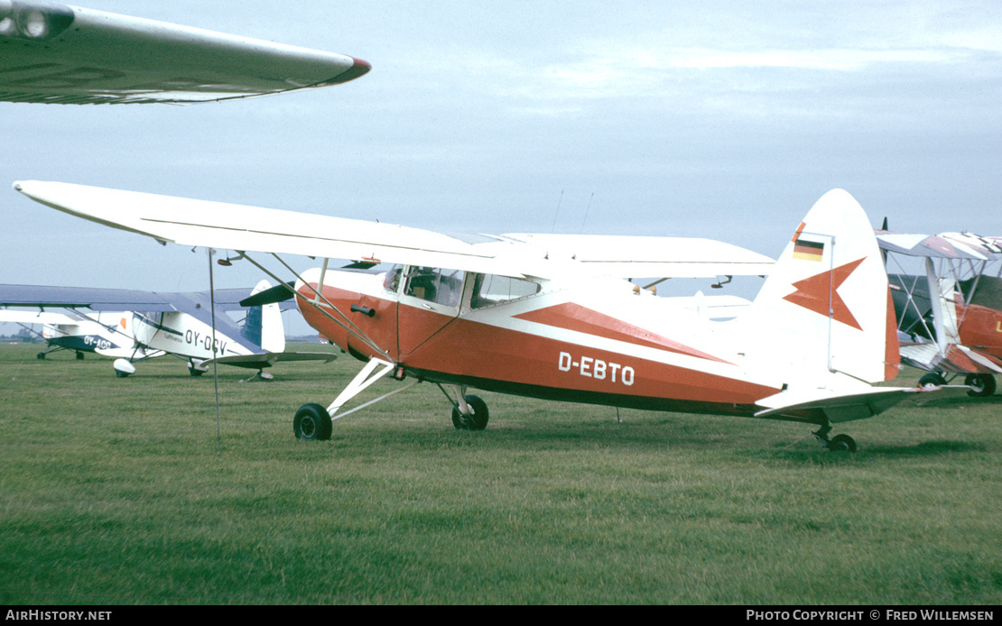 Aircraft Photo of D-EBTO | SAI KZ VII Lærke | AirHistory.net #311592