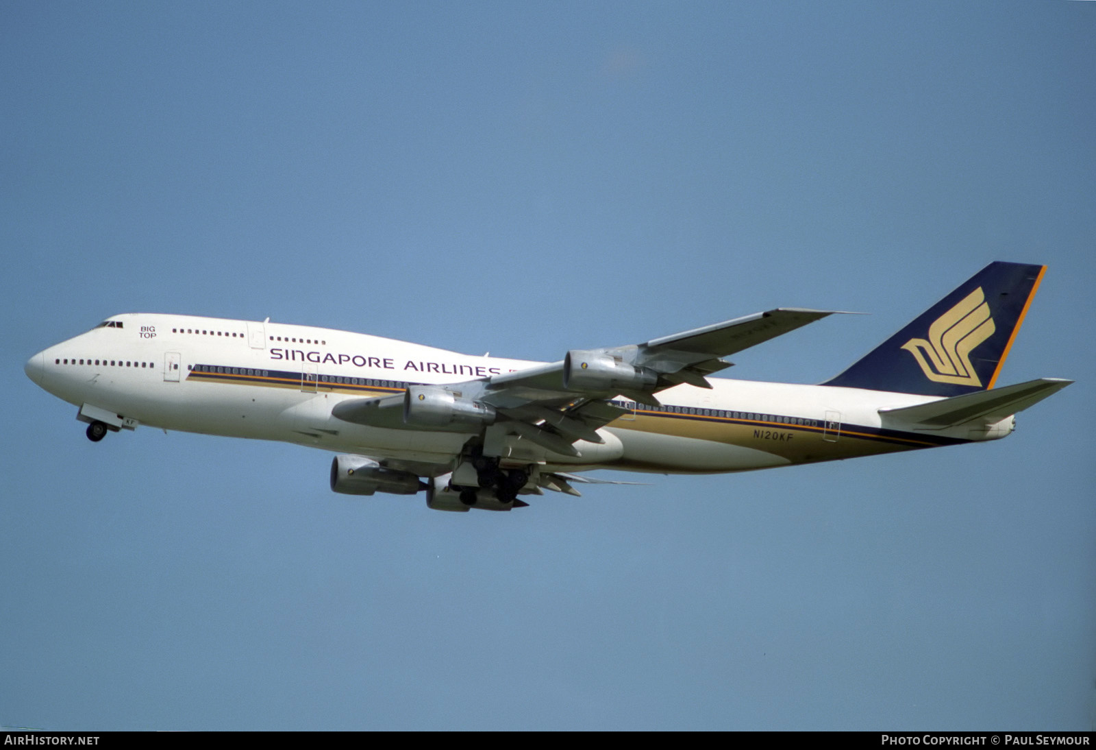 Aircraft Photo of N120KF | Boeing 747-312 | Singapore Airlines | AirHistory.net #311636