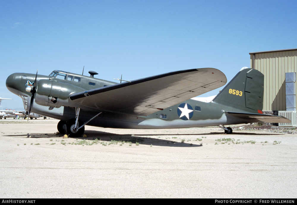Aircraft Photo of 38-593 / 8593 | Douglas B-18B Bolo | USA - Air Force | AirHistory.net #311661