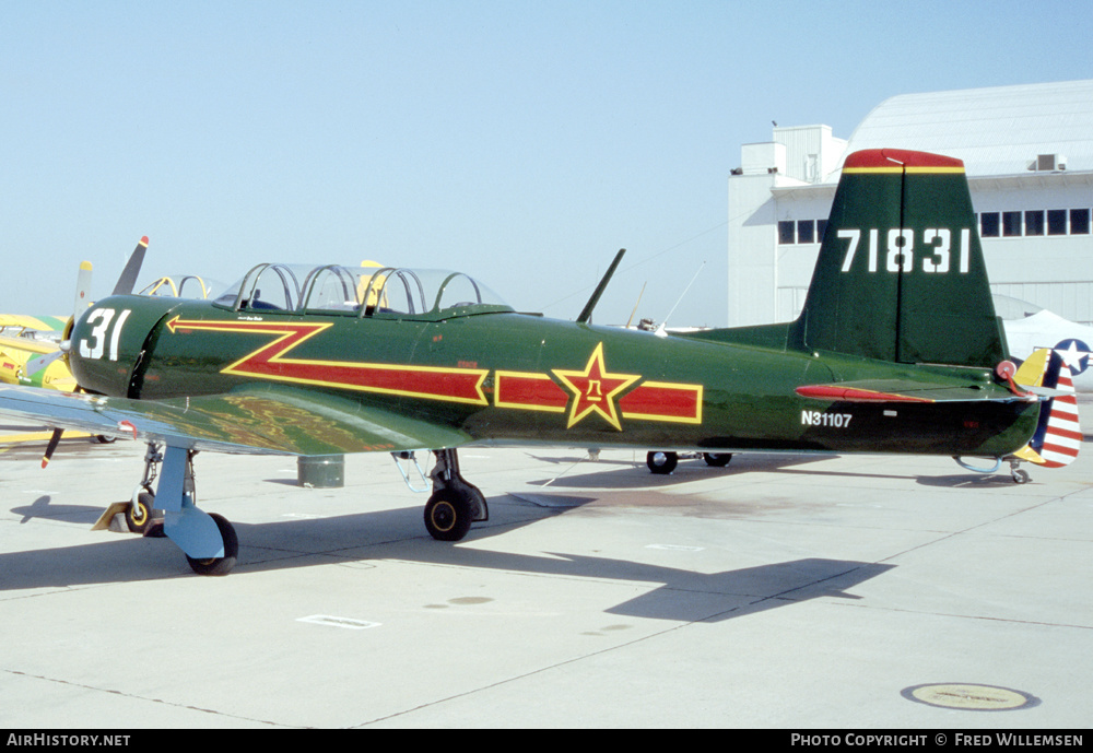 Aircraft Photo of N31107 | Nanchang CJ-6A | China - Air Force | AirHistory.net #311768