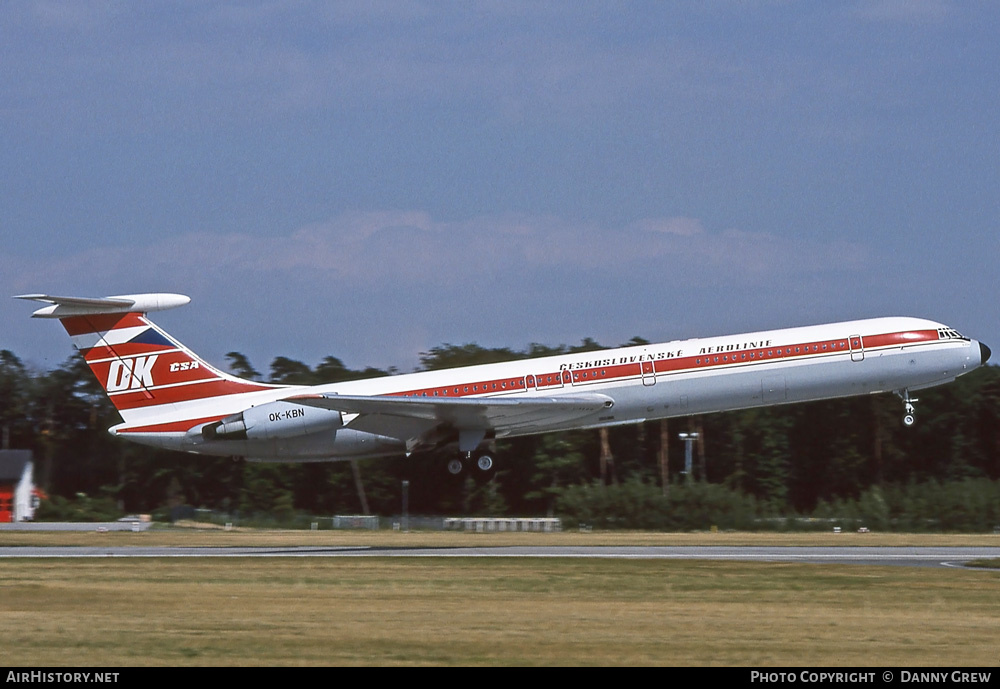 Aircraft Photo of OK-KBN | Ilyushin Il-62M | ČSA - Československé Aerolinie - Czechoslovak Airlines | AirHistory.net #311799