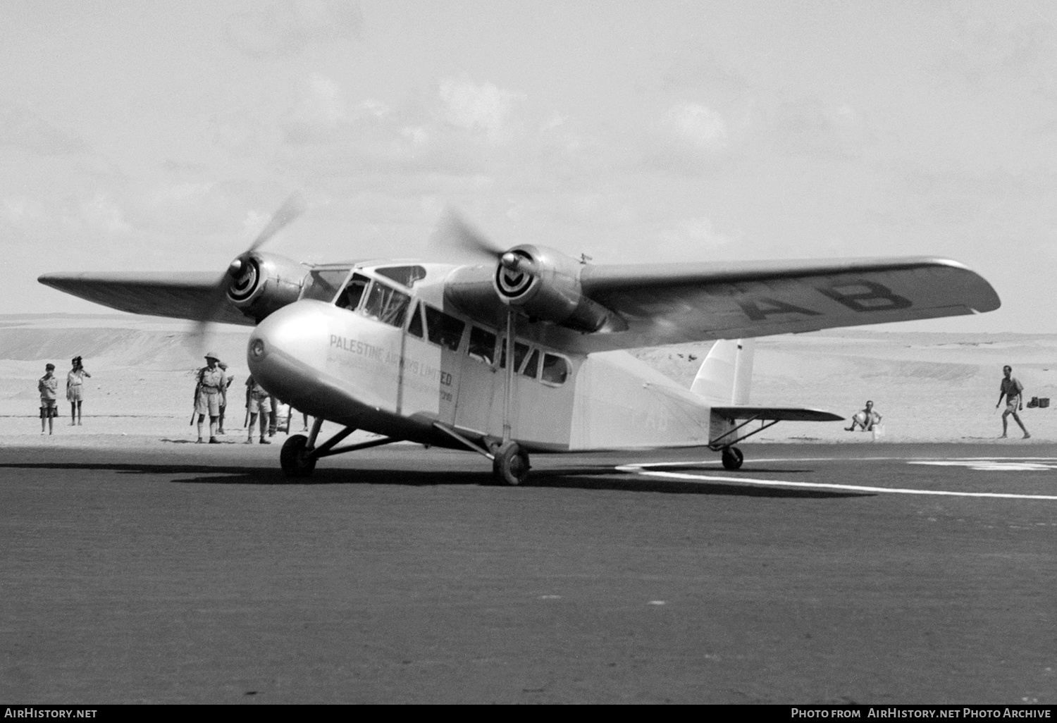 Aircraft Photo of VQ-PAB | Short S-16 Scion 1 | Palestine Airways | AirHistory.net #311815