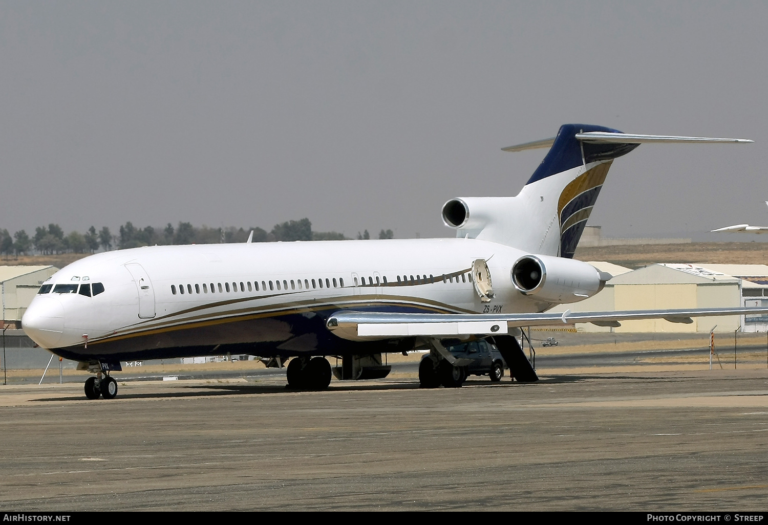 Aircraft Photo of ZS-PVX | Boeing 727-2N6/Adv(RE) Super 27 | AirHistory.net #311818