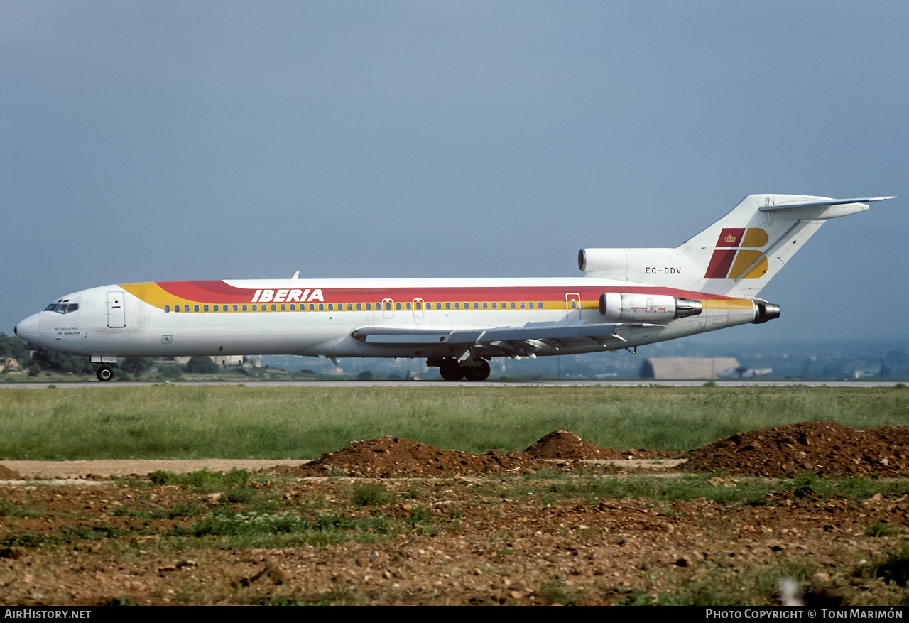 Aircraft Photo of EC-DDV | Boeing 727-256/Adv | Iberia | AirHistory.net #311888