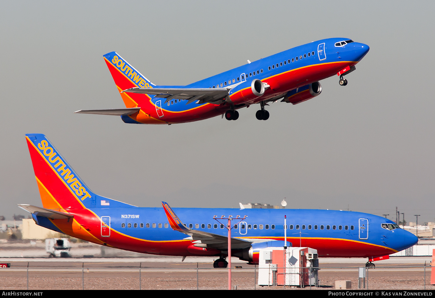 Aircraft Photo of N371SW | Boeing 737-3H4 | Southwest Airlines | AirHistory.net #311921