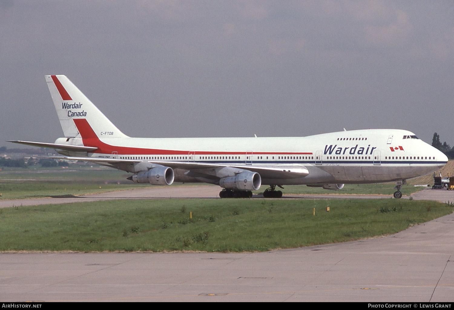 Aircraft Photo of C-FTOB | Boeing 747-133 | Wardair Canada | AirHistory.net #311933