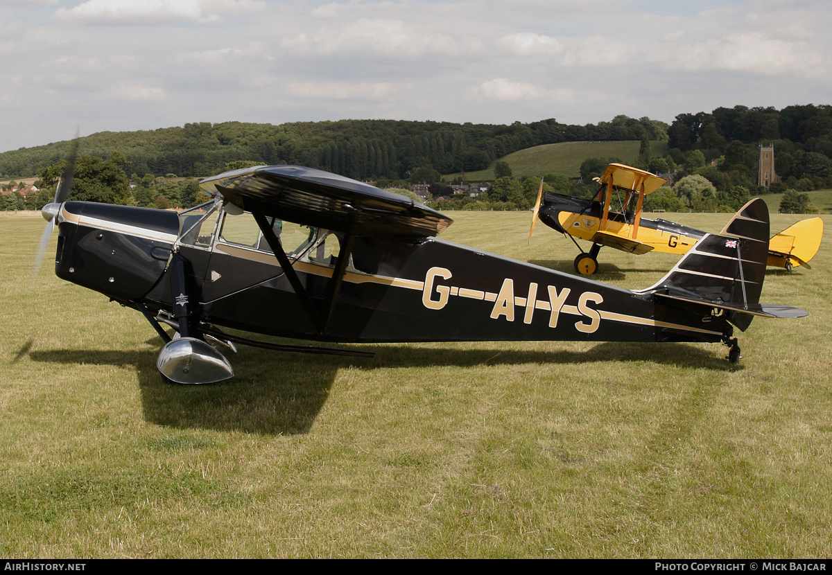 Aircraft Photo of G-AIYS | De Havilland D.H. 85 Leopard Moth | AirHistory.net #311954