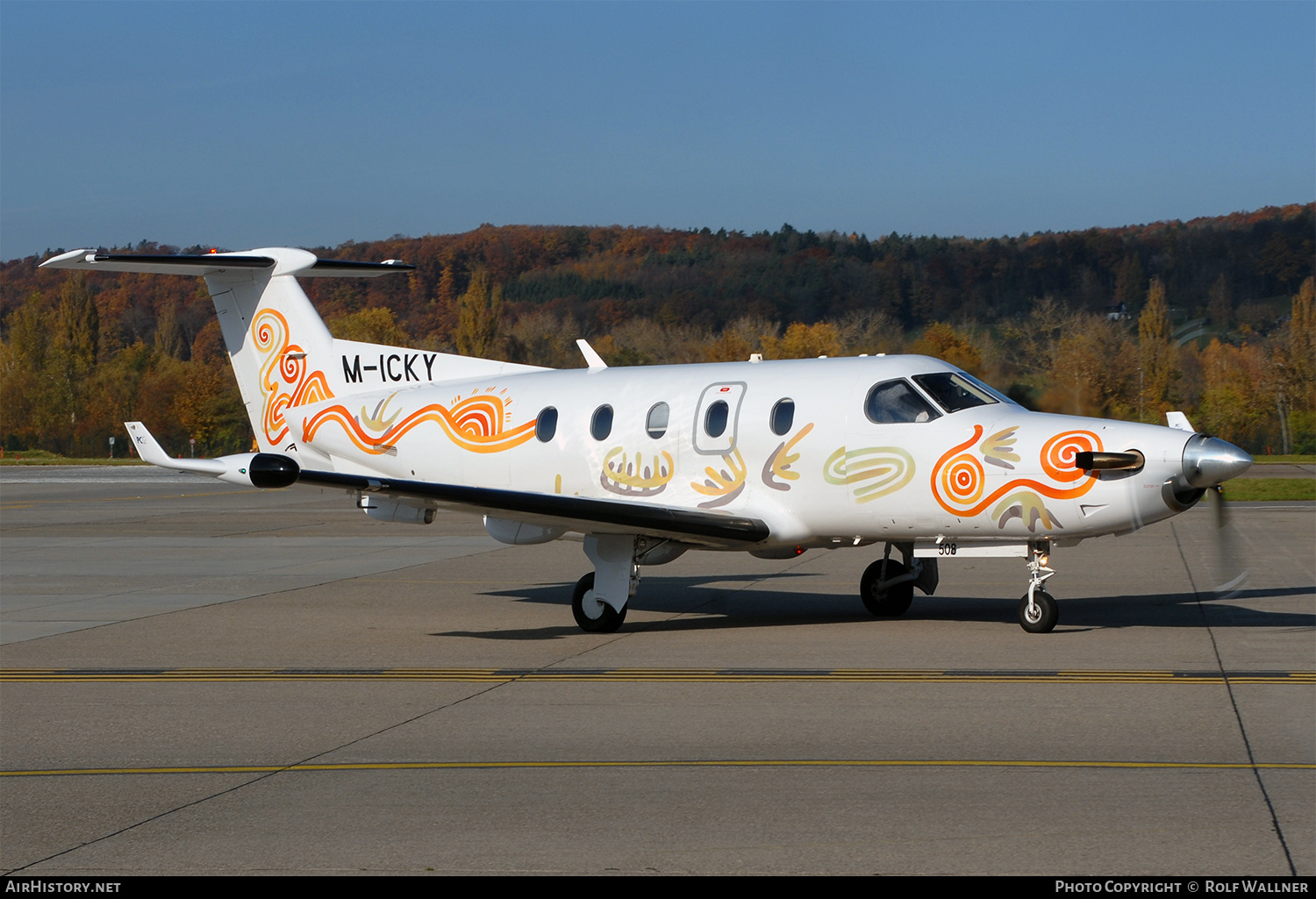 Aircraft Photo of M-ICKY | Pilatus PC-12/45 | AirHistory.net #311963