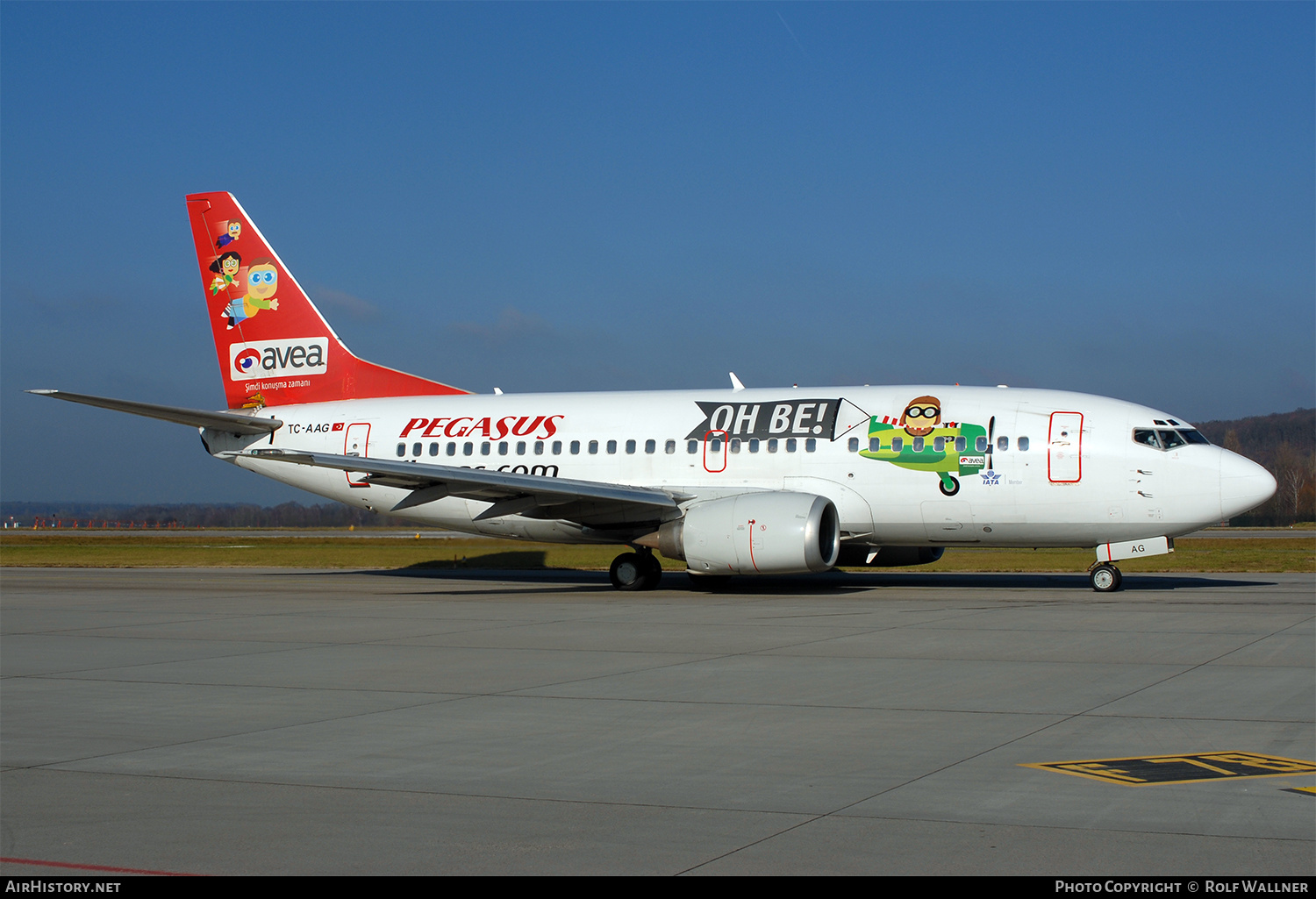 Aircraft Photo of TC-AAG | Boeing 737-5L9 | Pegasus Airlines | AirHistory.net #311964