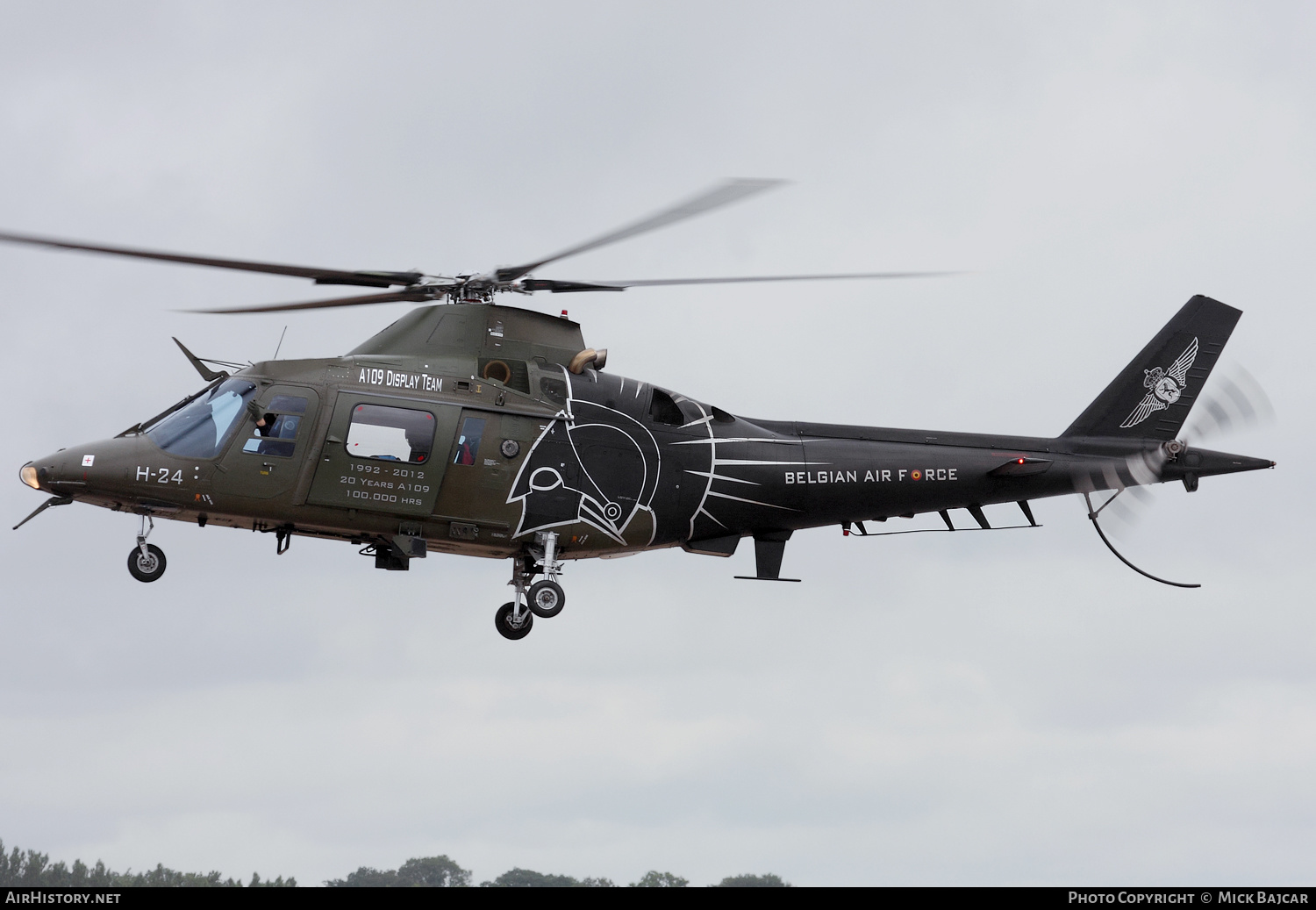 Aircraft Photo of H24 | Agusta A-109HO (A-109BA) | Belgium - Air Force | AirHistory.net #311966