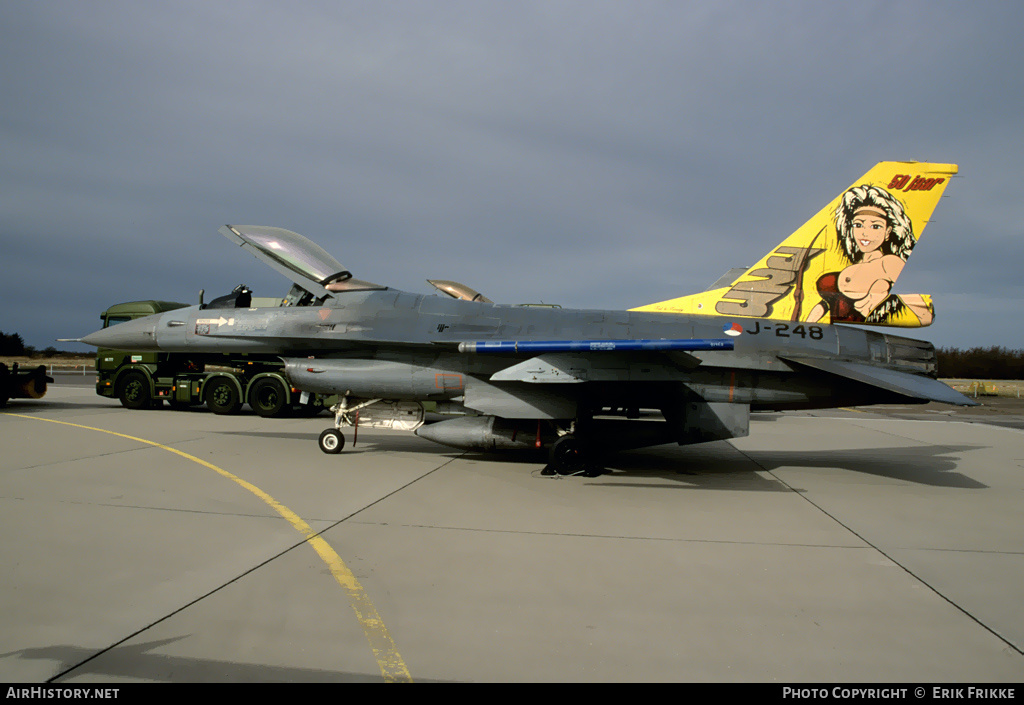Aircraft Photo of J-248 | General Dynamics F-16A Fighting Falcon | Netherlands - Air Force | AirHistory.net #311970