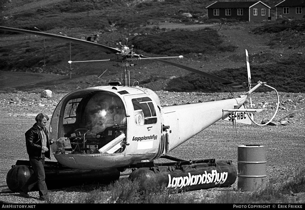 Aircraft Photo of SE-HBC | Bell 47J-2A Ranger | Lapplandsflyg | AirHistory.net #311976