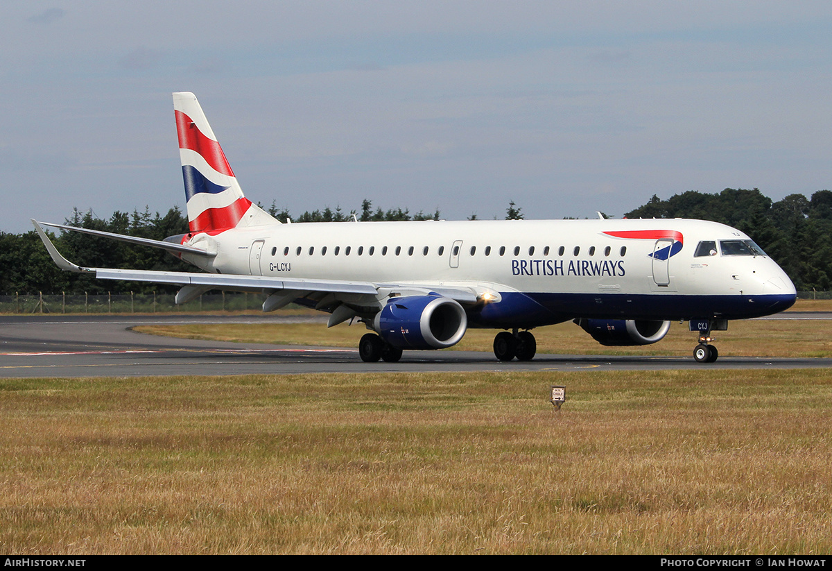 Aircraft Photo of G-LCYJ | Embraer 190SR (ERJ-190-100SR) | British Airways | AirHistory.net #311988