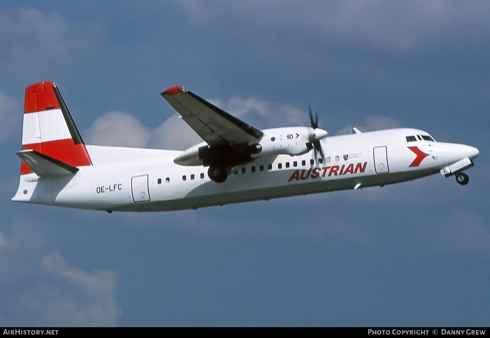 Aircraft Photo of OE-LFC | Fokker 50 | Austrian Airlines | AirHistory.net #311992