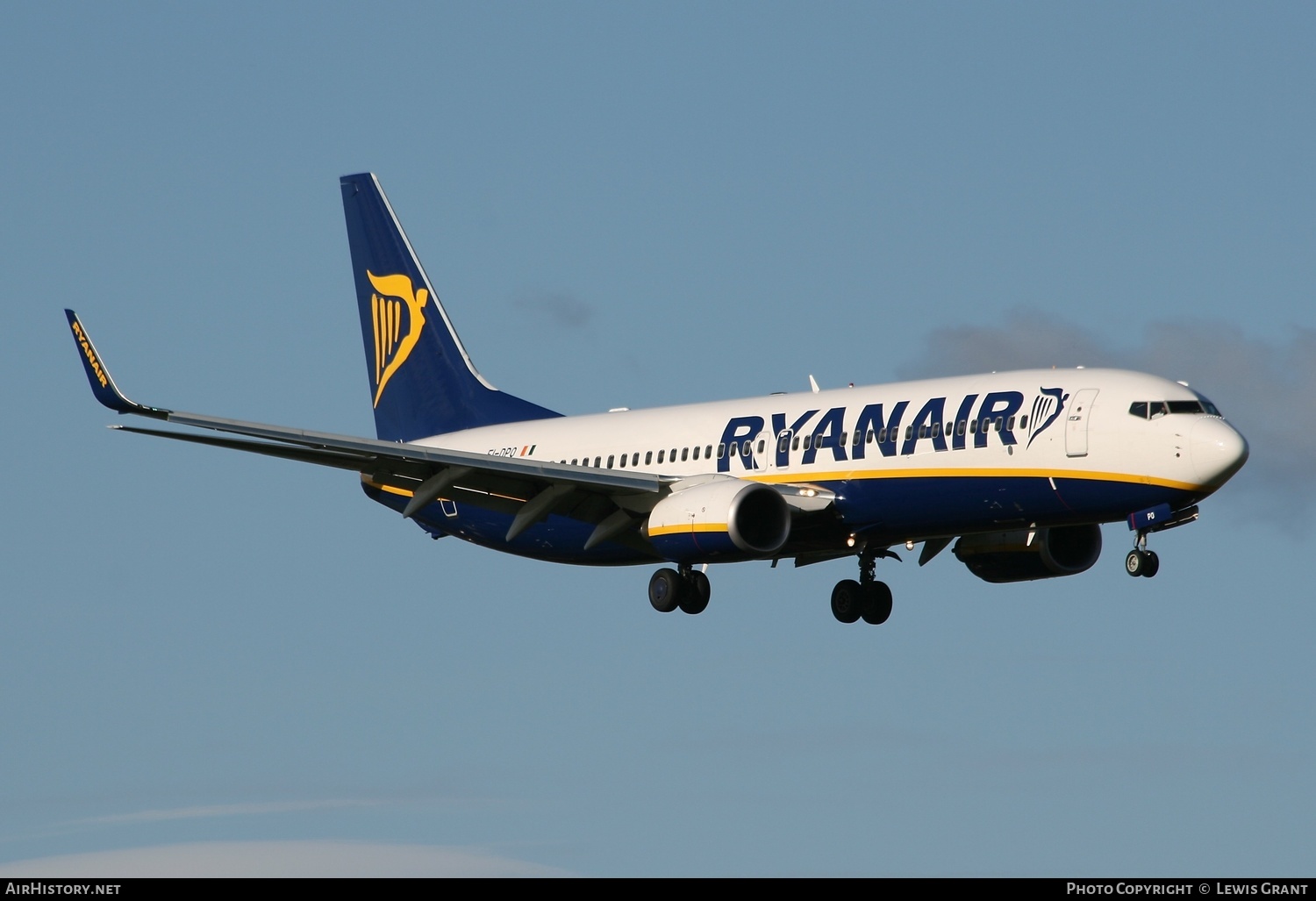 Aircraft Photo of EI-DPO | Boeing 737-8AS | Ryanair | AirHistory.net #312008