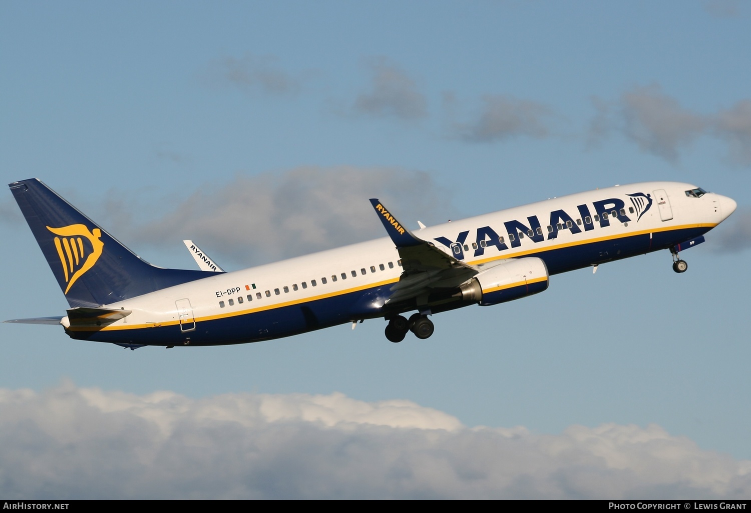 Aircraft Photo of EI-DPP | Boeing 737-8AS | Ryanair | AirHistory.net #312010