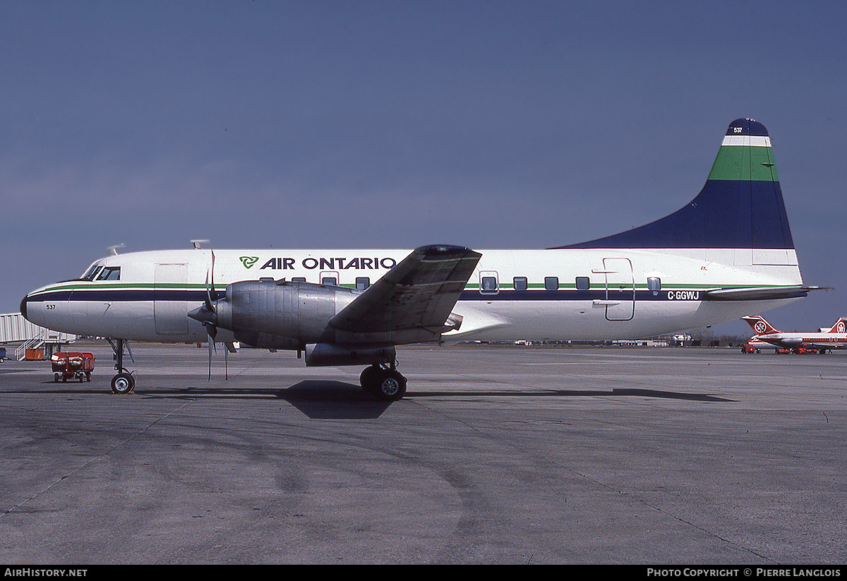 Aircraft Photo of C-GGWJ | Convair 580 | Air Ontario | AirHistory.net #312014