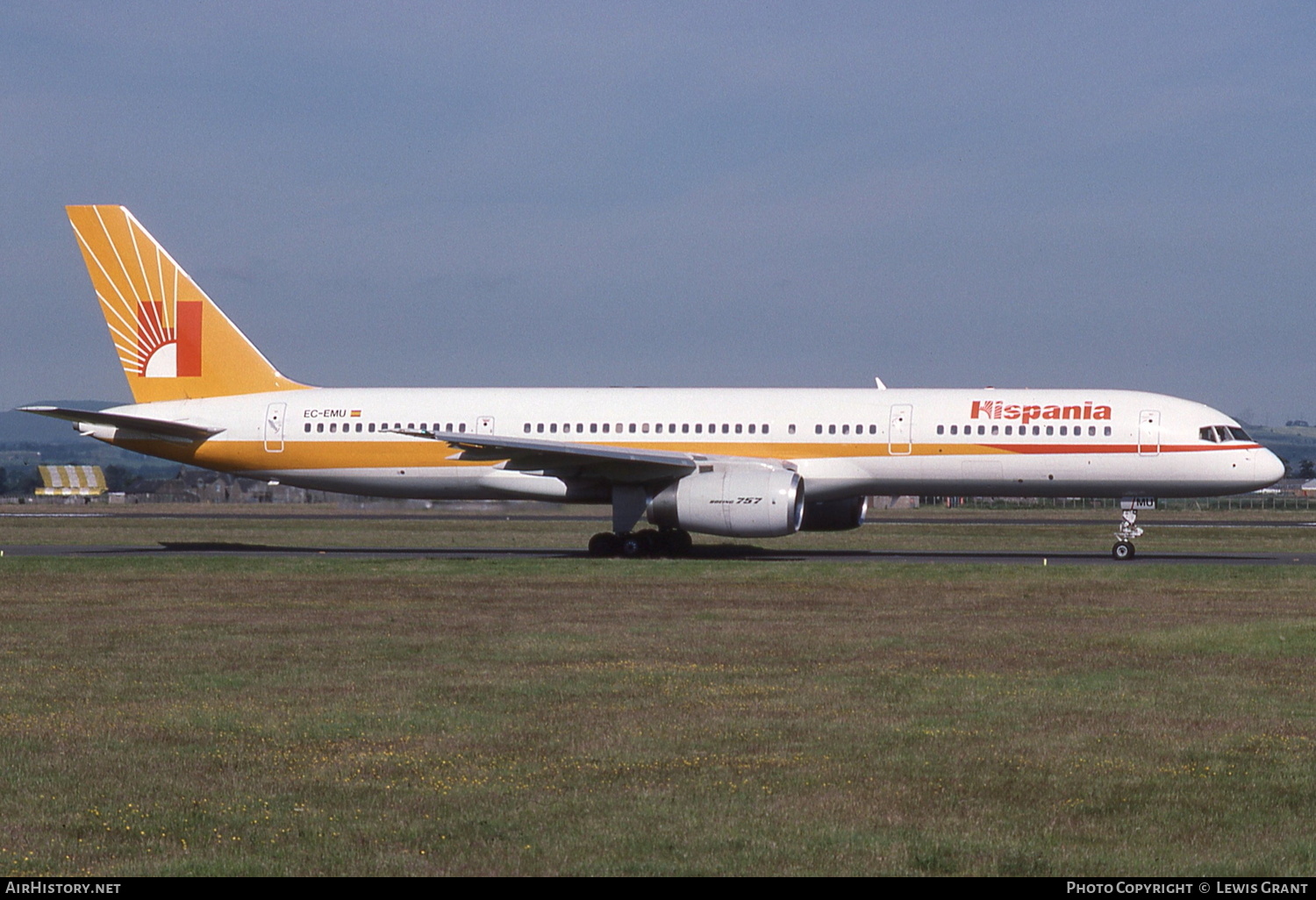 Aircraft Photo of EC-EMU | Boeing 757-23A | Hispania Líneas Aéreas | AirHistory.net #312027