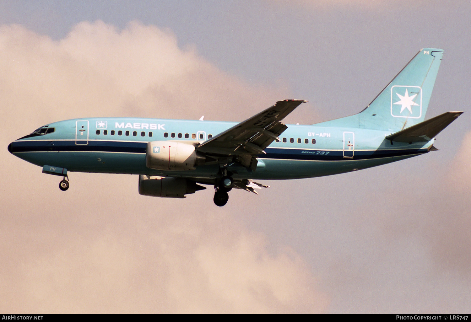 Aircraft Photo of OY-APH | Boeing 737-5L9 | Maersk Air | AirHistory.net #312053