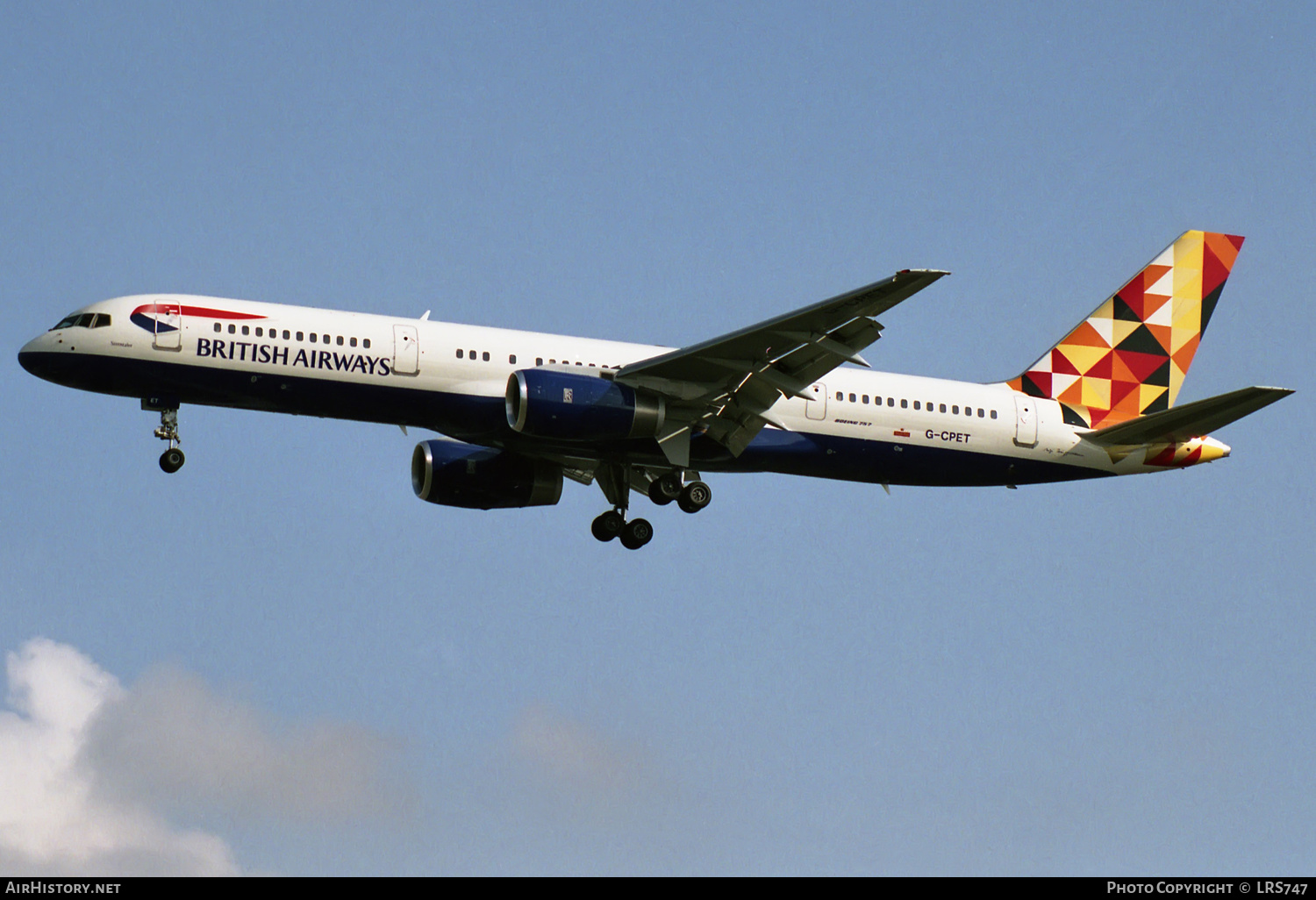 Aircraft Photo of G-CPET | Boeing 757-236 | British Airways | AirHistory.net #312055