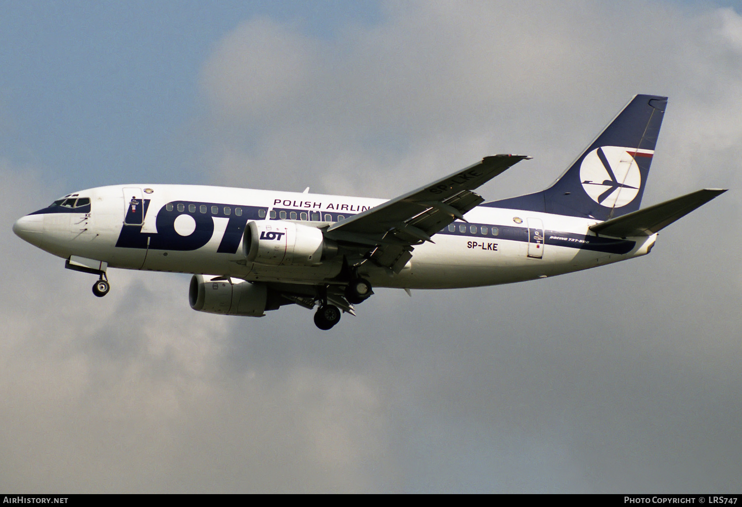 Aircraft Photo of SP-LKE | Boeing 737-55D | LOT Polish Airlines - Polskie Linie Lotnicze | AirHistory.net #312064