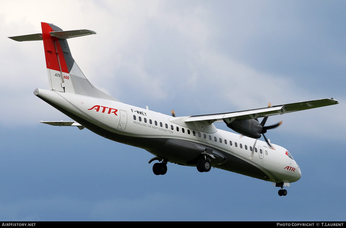 Aircraft Photo of F-WWEY | ATR ATR-72-600 (ATR-72-212A) | ATR | AirHistory.net #312071