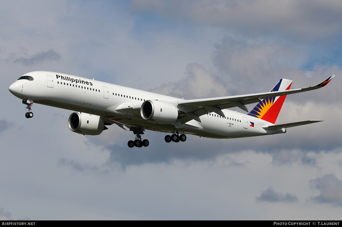 Aircraft Photo of F-WZNA | Airbus A350-941 | Philippine Airlines | AirHistory.net #312073