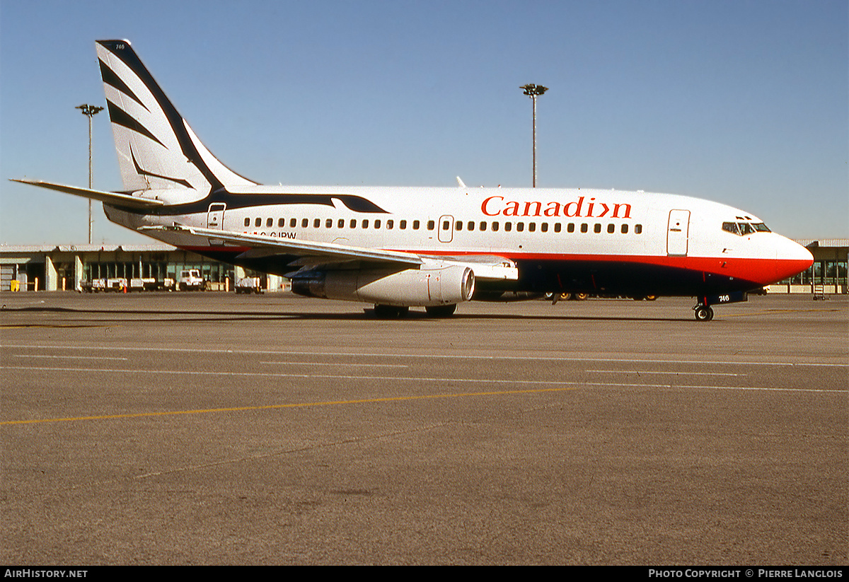 Aircraft Photo of C-GJPW | Boeing 737-275/Adv | Canadian Airlines | AirHistory.net #312077
