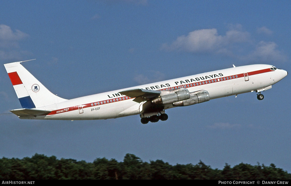 Aircraft Photo of ZP-CCF | Boeing 707-321B | Líneas Aéreas Paraguayas - LAP | AirHistory.net #312080