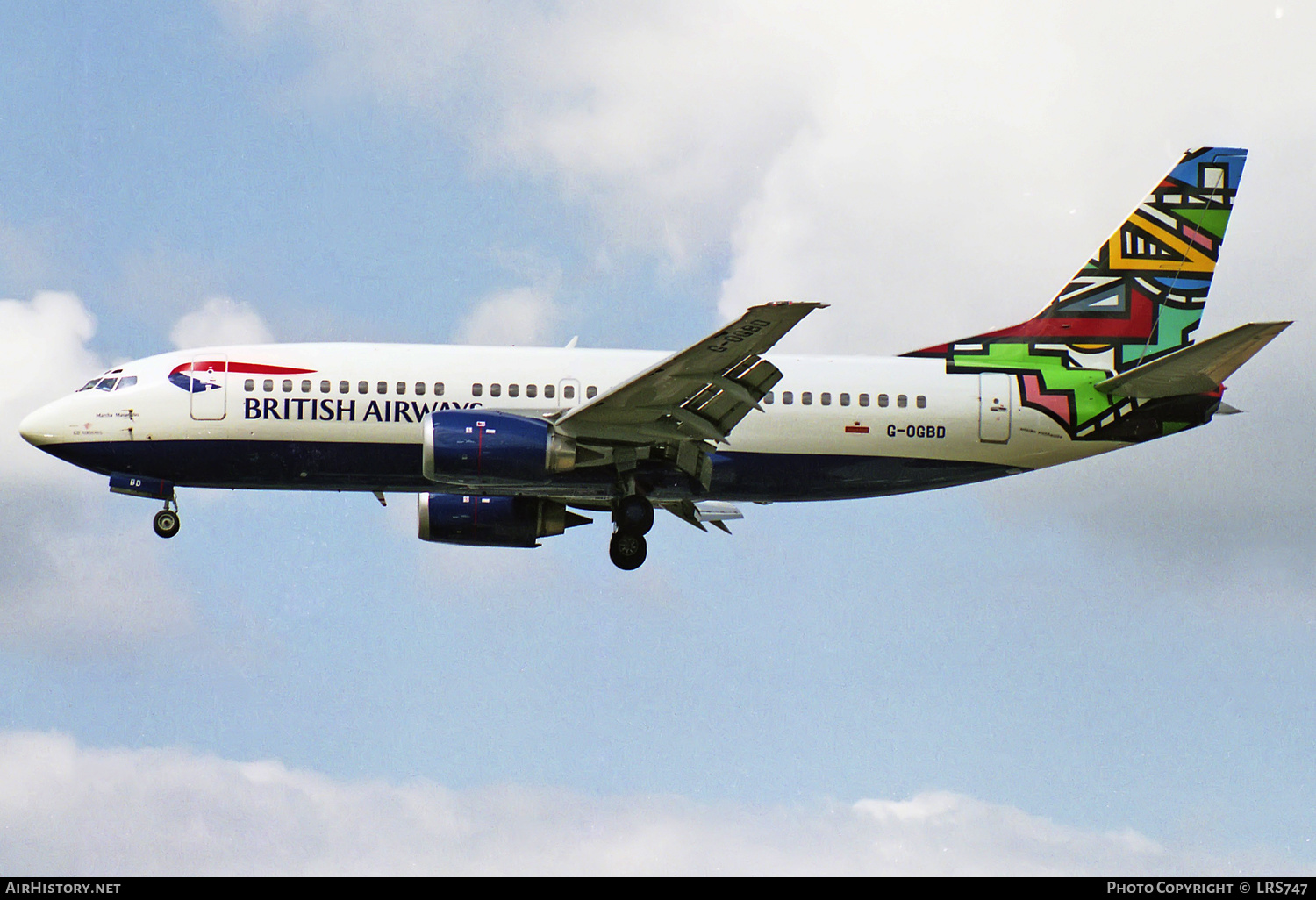 Aircraft Photo of G-OGBD | Boeing 737-3L9 | British Airways | AirHistory.net #312089
