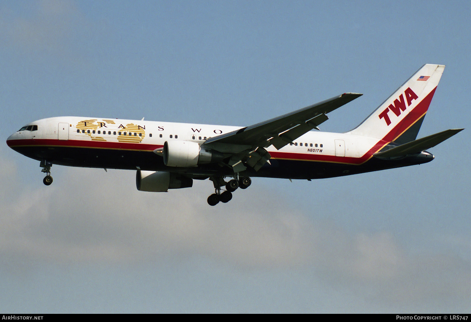 Aircraft Photo of N601TW | Boeing 767-231 | Trans World Airlines - TWA | AirHistory.net #312096
