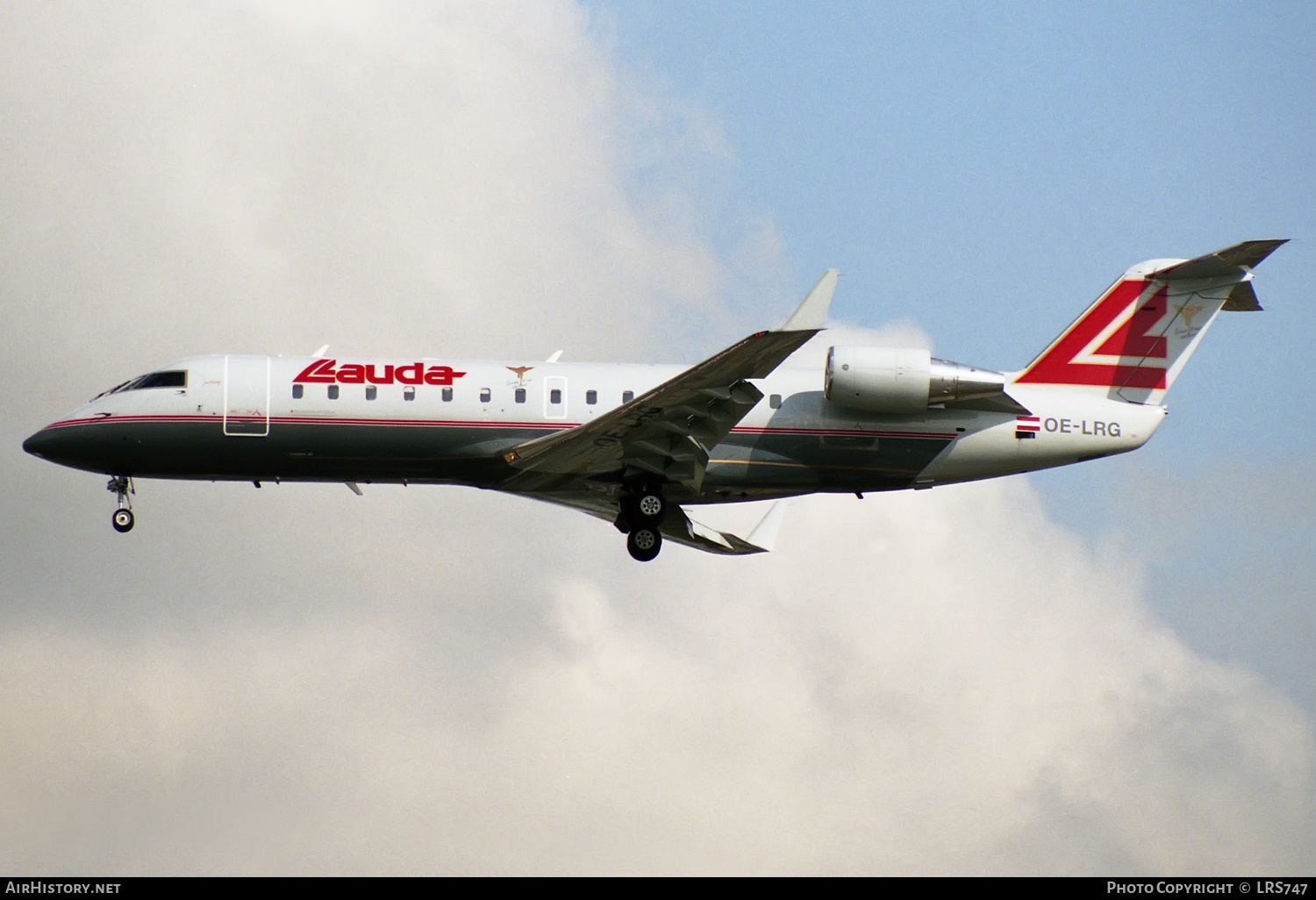 Aircraft Photo of OE-LRG | Canadair CRJ-100LR (CL-600-2B19) | Lauda Air | AirHistory.net #312098