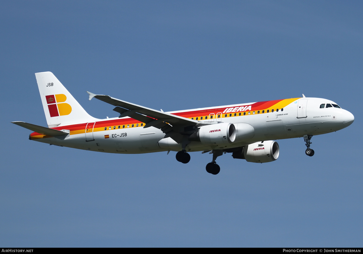 Aircraft Photo of EC-JSB | Airbus A320-214 | Iberia | AirHistory.net #312136