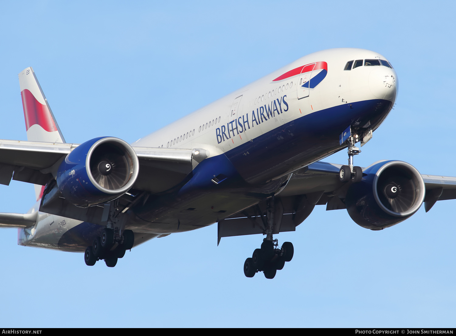 Aircraft Photo of G-RAES | Boeing 777-236/ER | British Airways | AirHistory.net #312151