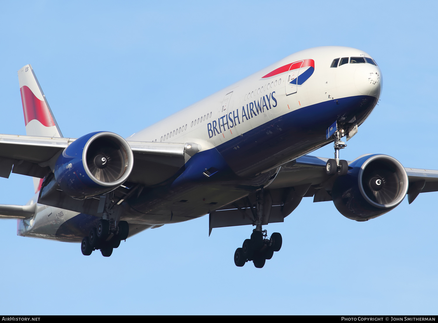 Aircraft Photo of G-RAES | Boeing 777-236/ER | British Airways | AirHistory.net #312151