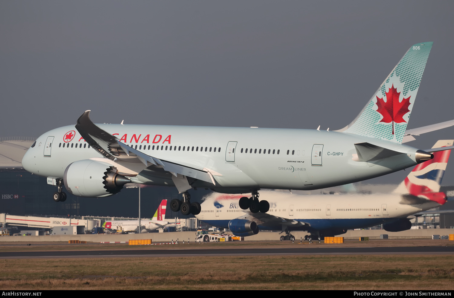 Aircraft Photo of C-GHPY | Boeing 787-8 Dreamliner | Air Canada | AirHistory.net #312152