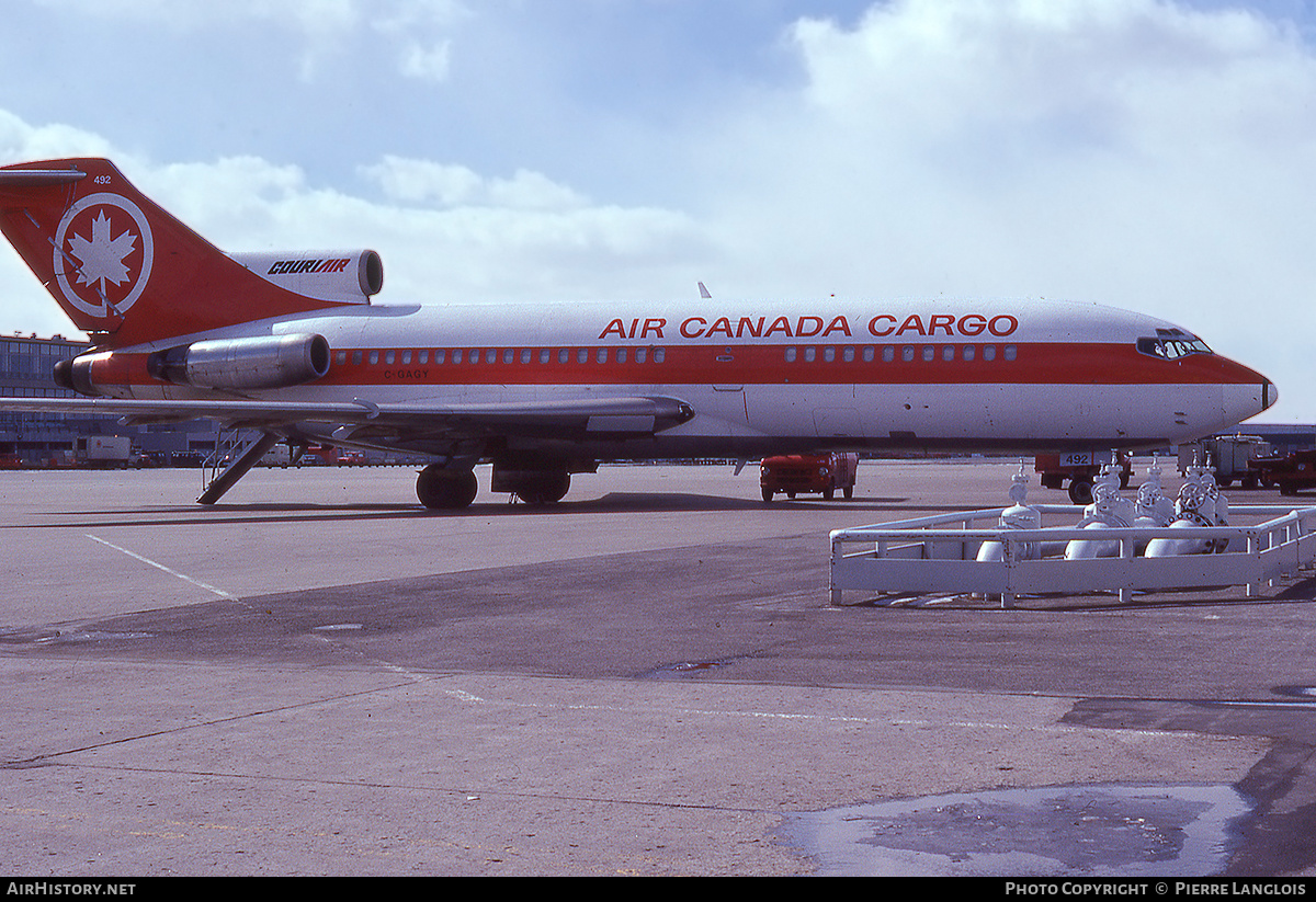 Aircraft Photo of C-GAGY | Boeing 727-22C | Air Canada Cargo | AirHistory.net #312172