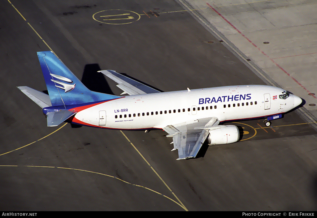 Aircraft Photo of LN-BRR | Boeing 737-505 | Braathens | AirHistory.net #312185