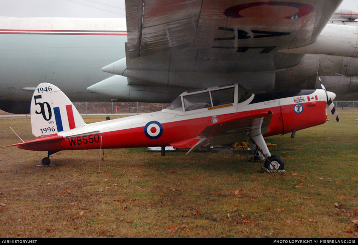 Aircraft Photo of WB550 | De Havilland DHC-1 Chipmunk T10 | UK - Air Force | AirHistory.net #312188
