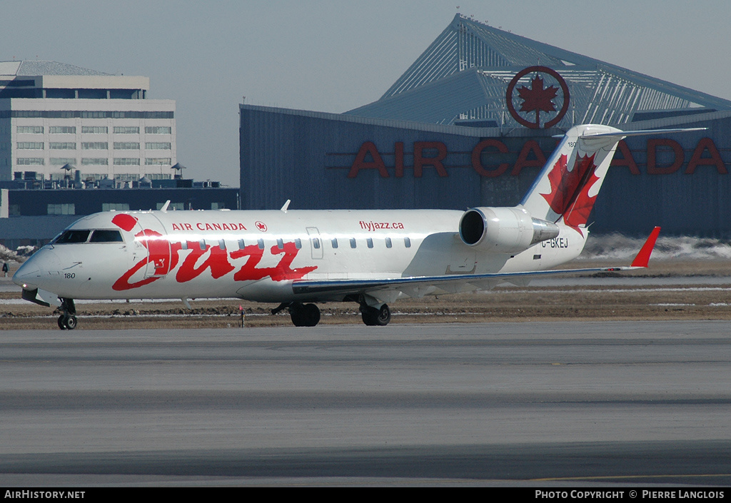 Aircraft Photo of C-GKEJ | Bombardier CRJ-200ER (CL-600-2B19) | Air Canada Jazz | AirHistory.net #312200