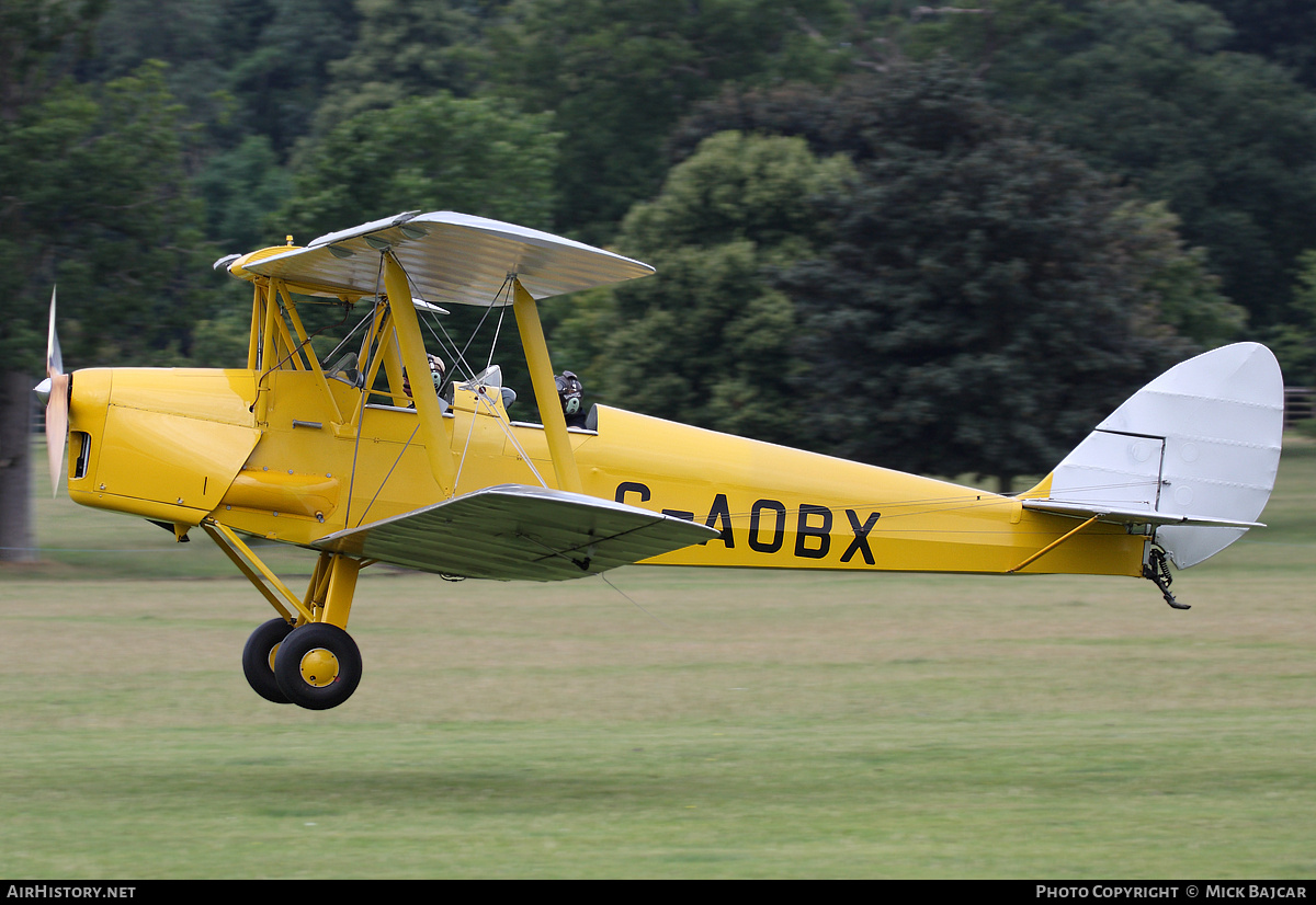 Aircraft Photo of G-AOBX | De Havilland D.H. 82A Tiger Moth II | AirHistory.net #312205