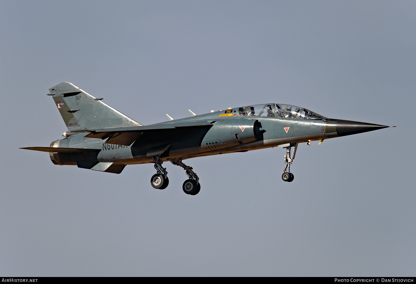 Aircraft Photo of N607AX / 517 | Dassault Mirage F1B | ATAC - Airborne Tactical Advantage Company | AirHistory.net #312214