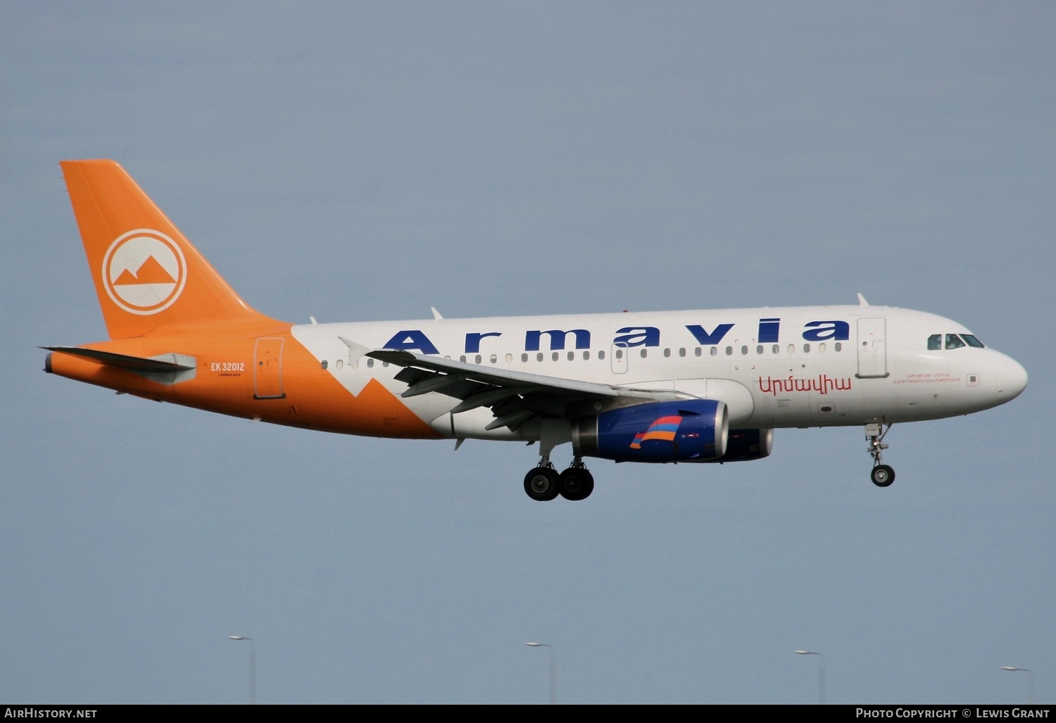 Aircraft Photo of EK32012 | Airbus A319-132 | Armavia | AirHistory.net #312228