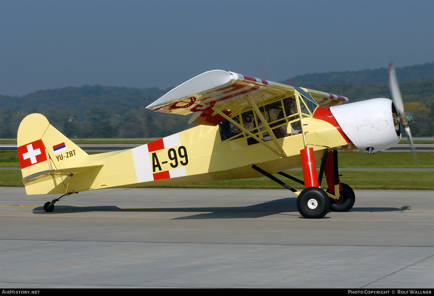 Aircraft Photo of YU-ZBT / A-99 | Slepcev Storch SS Mk4 | Switzerland - Air Force | AirHistory.net #312232