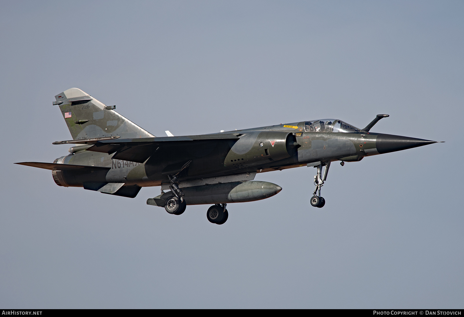 Aircraft Photo of N614AX / 226 | Dassault Mirage F1CT | ATAC - Airborne Tactical Advantage Company | AirHistory.net #312234