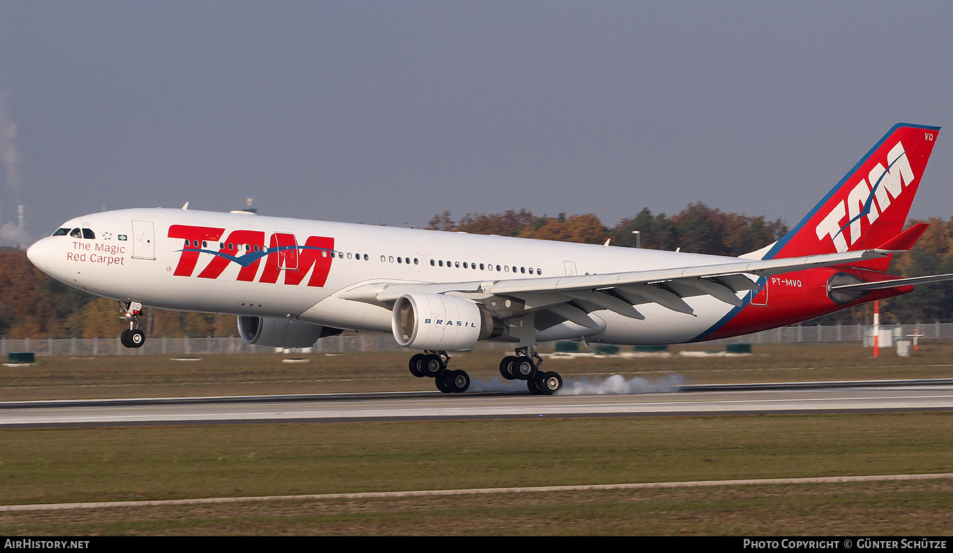 Aircraft Photo of PT-MVQ | Airbus A330-223 | TAM Linhas Aéreas | AirHistory.net #312250