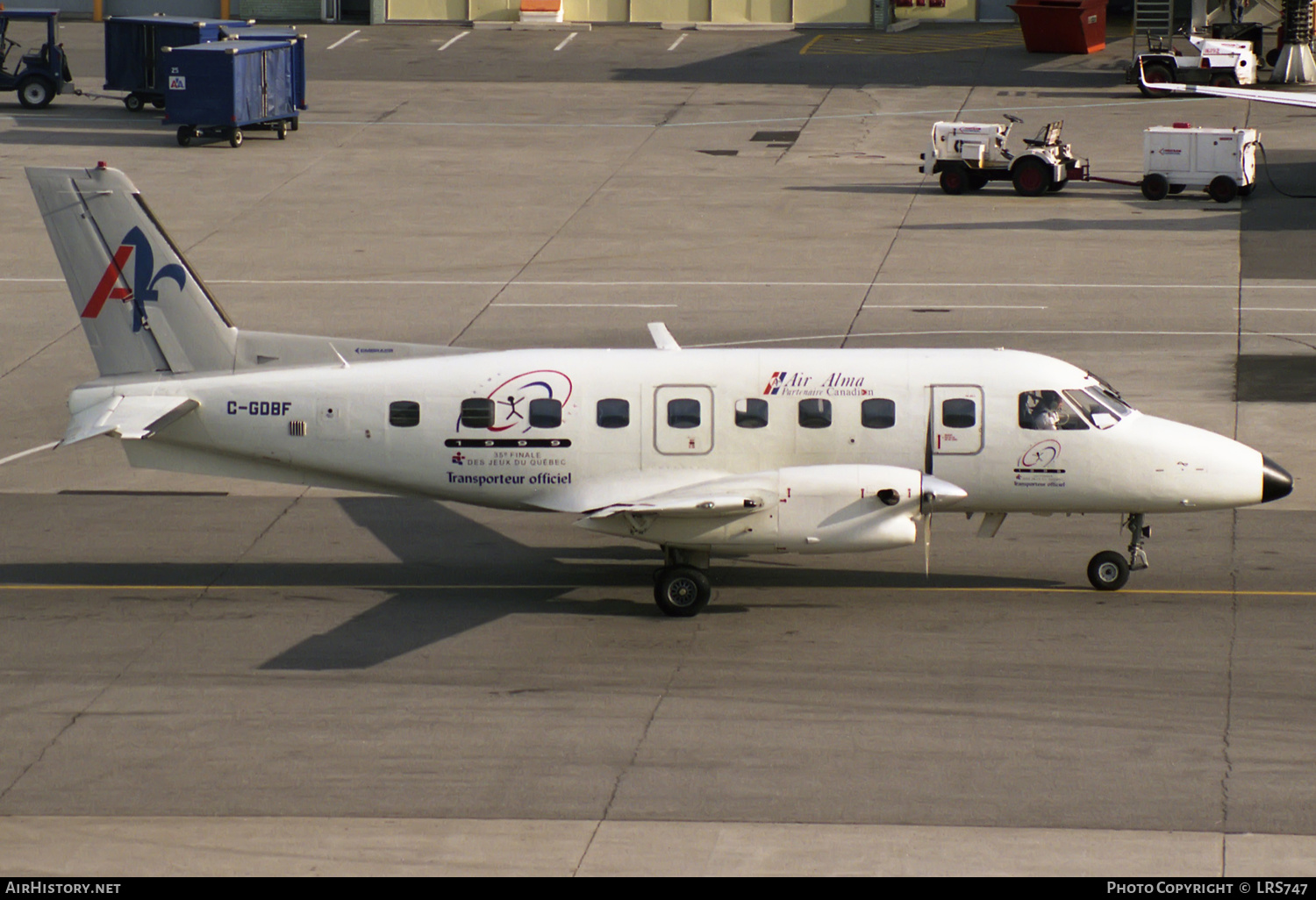 Aircraft Photo of C-GDBF | Embraer EMB-110P1 Bandeirante | Air Alma | AirHistory.net #312264