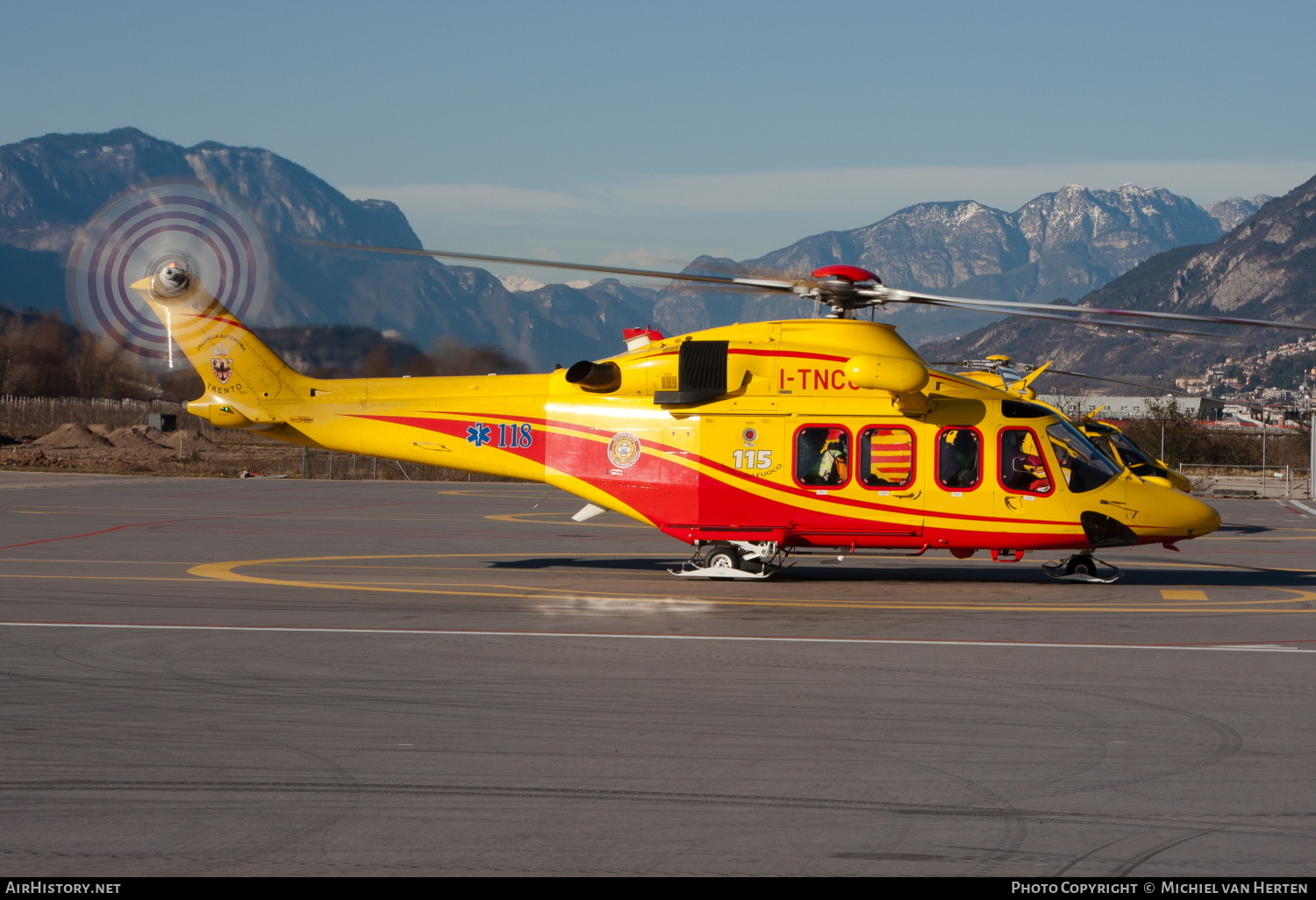 Aircraft Photo of I-TNCC | AgustaWestland AW-139 | Provincia Autonoma Trento | AirHistory.net #312317