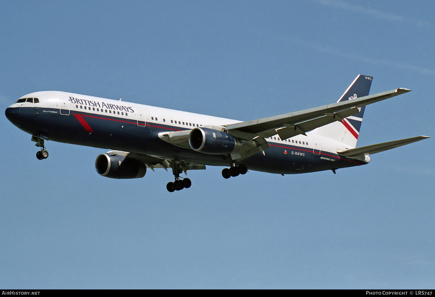 Aircraft Photo of G-BNWC | Boeing 767-336/ER | British Airways | AirHistory.net #312319
