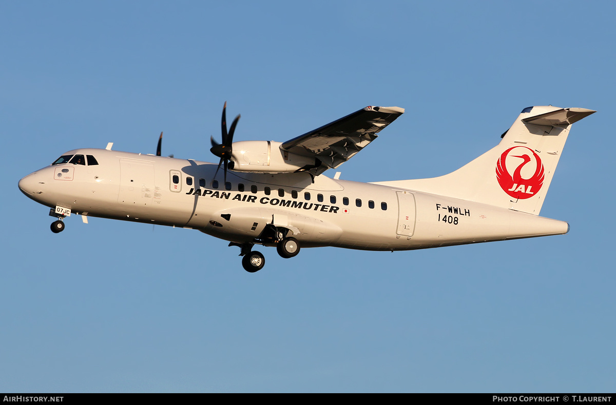 Aircraft Photo of F-WWLH | ATR ATR-42-600 | Japan Air Commuter - JAC | AirHistory.net #312324